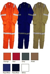 245gsm Offshore Cotton Coverall 245gsm Offshore Cotton Coverall
